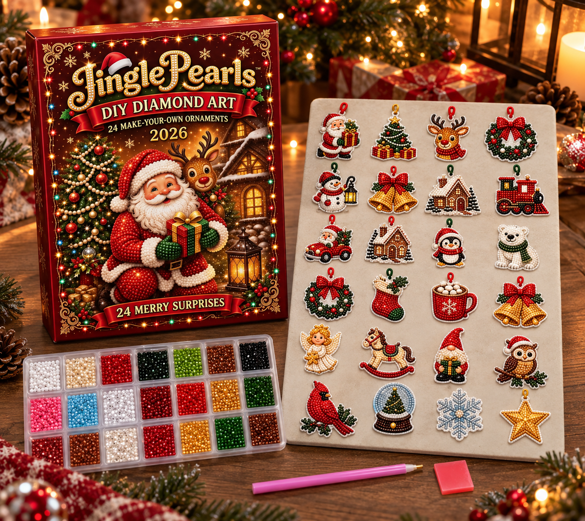 Jingle Pearls™ - 3D Christmas Pearl Advent Calendar